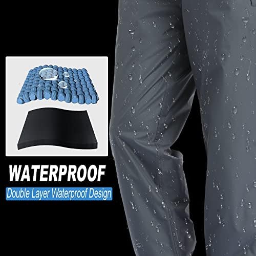 Нашите панталони за дожд, жени водоотпорни панталони, лесен за дишење на пешачење велосипед на отворено со џеб
