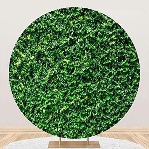 Зеленарска зелена боја на лаеако, полиестер полиестер 7,5х7,5 метри зелени лисја круг позадина пролет природа на отворено невестински