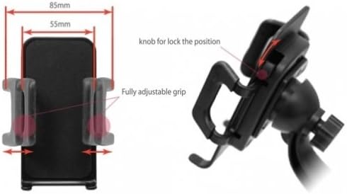 Универзален држач за држач за држачи на автомобили со вшмукување чаша за AT&T HTC Titan 2 II