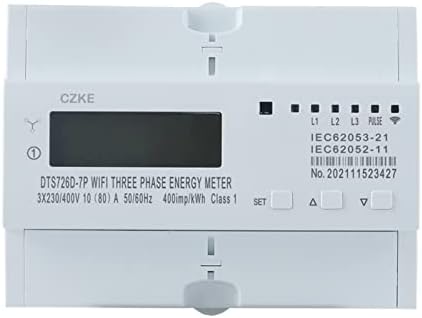 Bkuane 3 фаза DIN Rail Tuya 50/60Hz 3 * 120V 3 * 220V 3 * 230V WiFi Smart Energy Meter Timer Timer Consumption Monitor KWH Wattmeter