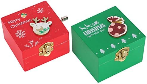 Божиќна музичка кутија Shyekyo, вие сте мојата музичка кутија за сонце, природно пино дрво музичка кутија Зелена паричка торба музичка кутија
