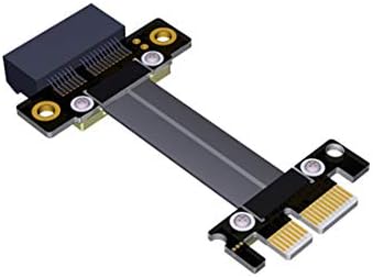 ADT-LINK RISER картичка PCI Express PCIE 3.0 X1 рударска графичка картичка лента за лента за лента 180 рамна висока брзина PCI-E 1x