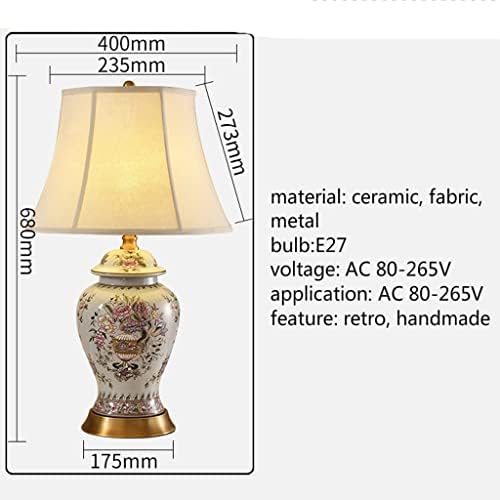 Табела за ламба земја европска керамичка постелнина ламба класична дневна соба спална соба свадба декор голема биро светло