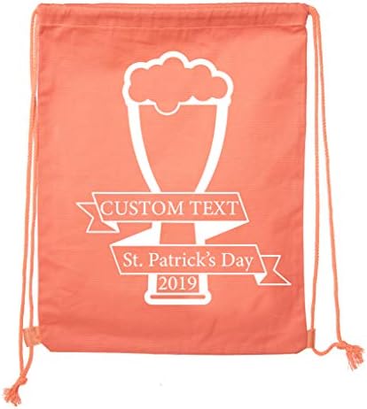 Прилагодено ранец на Денот на Свети Патрик Персонализирани торби за влечење, торба за подароци за еднократно користење