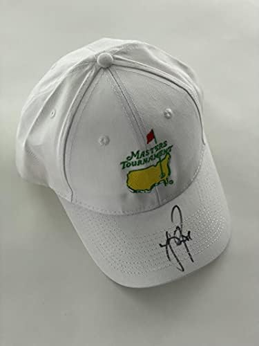 Justinастин Роуз потпиша автограм Аугуста Мастерс капа капа - 2013 година на Отворениот шампион на САД ЈСА