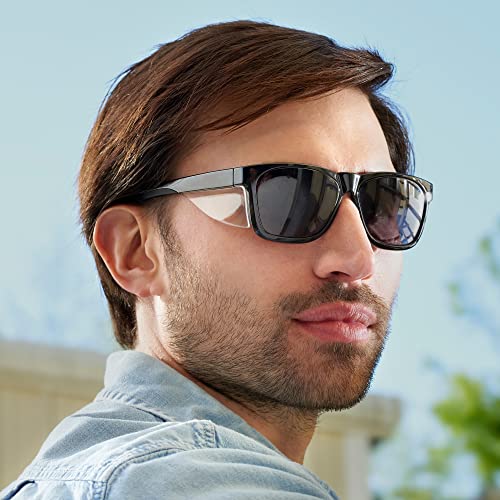 Kleenguard ™ V30 Maverick ™ Безбедносни очила, со анти-магла ™ анти-магла обложување, леќи за чад, црна рамка, унисекс очила за сонце за