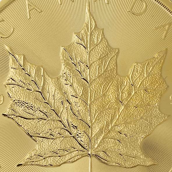 1979 КА - Сегашност 1 мл Канадски Златен Јаворов Лист Монета Скапоцен Камен Нециркулирани 24К 5 50 GEMUNC PCGS
