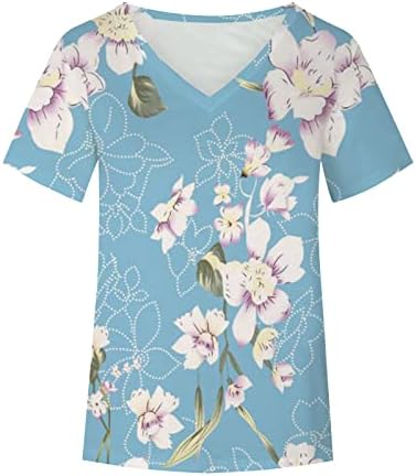 Маица со блуза за девојки лето есен кратки ракави мека удобна облека памук против вратот графички бренд блуза Gz gz