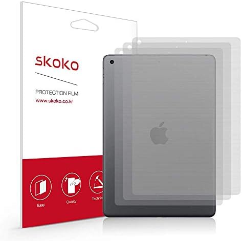 Skoko [3 пакет] Matte Back Protector компатибилен со iPad 10.2 7 -ми генерал 2019, бесплатна меур, лесна инсталација, едноставен дизајн, чиста