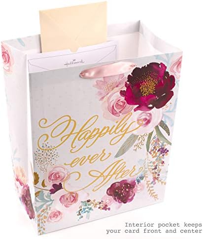 Халмарк голема торба за подароци со хартија за ткиво за свадби, невестински тушеви, ангажмани и повеќе