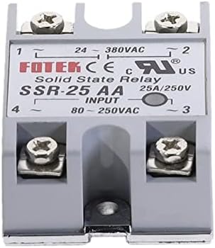 Hifasi единечна фаза на цврста состојба SSR-25AA 25A AC Контрола AC 80-250VAC до 24-380VAC SSR 25AA