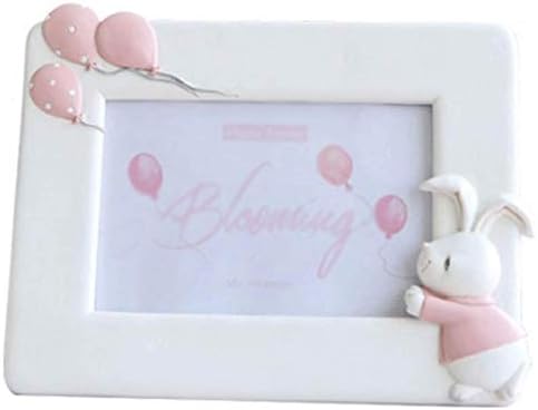 Haалеи фото рамка ， цртани украси украси за роденденски подарок симпатична девојка смола зајак за ден на вineубените