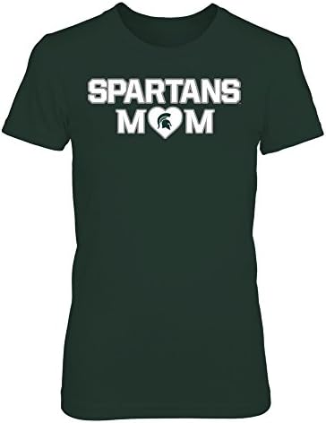 Fanprint Michigan State Spartans Hoodie - Мама Спартанци - држава Мичиген
