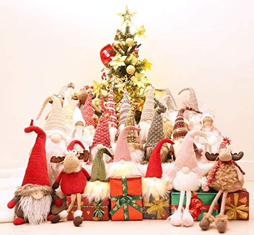 18 инчи рачно изработена Божиќна гномска декорација шведски фигурини