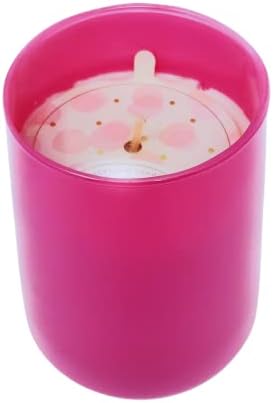 Ja'cor Прилично миризливи свеќи, розови фуксија голема тегла свеќа 16,7 ул. Белешки за мириси Пеони природна ароматерапија соја, подароци