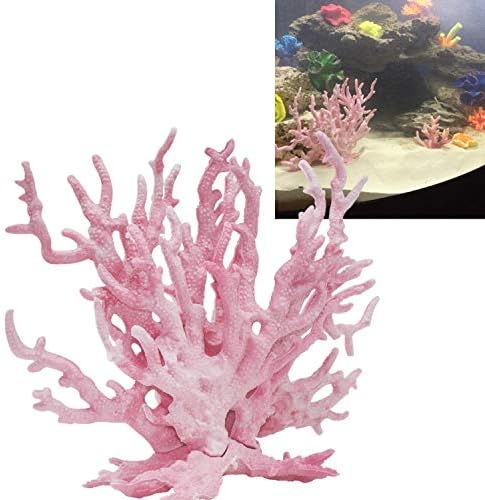Бесимпл вештачки аквариум корал украс пластични резервоари за риби за растенија за аквариум пејзаж