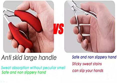Комплет за нокти за нокти, клипер за нокти за нокти за дебели нокти или крајни, професионални секачи за нокти од не'рѓосувачки челик,