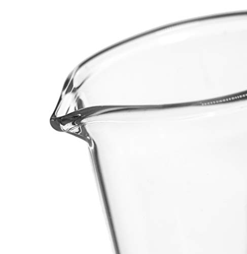 Премиум 3 парчиња Стаклени Чаши, 50мл, 100мл, 250мл-Лабораториски Чаши Со Ниска Форма-Боросиликатни 3,3 Стакло-Спакувани Во Дебели,