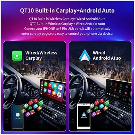 QT10 Android 10.0 Автомобил Радио Компатибилен СО Bmw 1 Серија E81 E82 E87 E88 на 2004-2012 GPS DSP Carplay IPS Мултимедија Serro Авто