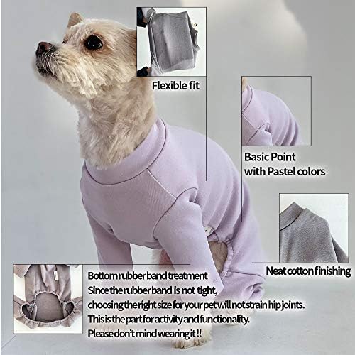 Лаки Петер основни кучиња пижами пастели трајни и еластични кучиња облека облека облека кучиња џеми