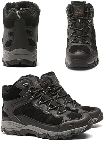 Nortiv 8 машки водоотпорни чевли за пешачење на отворено средно патување со ранец за планинари за планинари