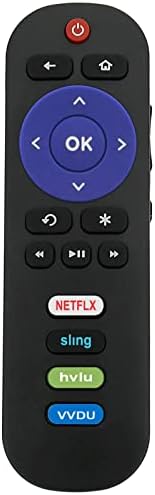 AIDITIYMI Remote Control Replacement Compatible with Roku TV Fit for TCL 55C803 65C803 75S425 75R617 75R615 75R615 75Q825 75C807 65S425