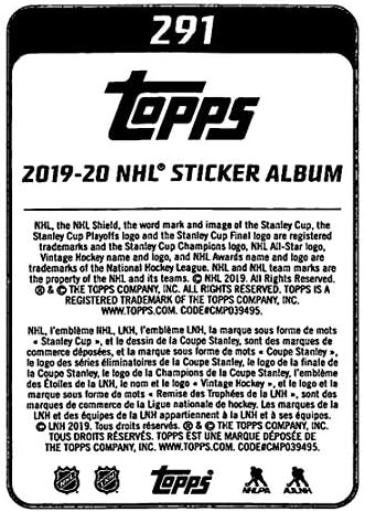 2019-20 TOPPS NHL налепници 291 Teamу Jerseyу Jerseyерси ilsаволи Тимот нагласи Newу Jerseyерси ѓаволи NHL хокеј мини налепници
