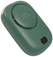 Тип-Ц Мала лична батерија Оперирана од вратот Фан Поставете ги вашите раце бесплатно, прицврстувачки рачен вентилатор, преносен мини