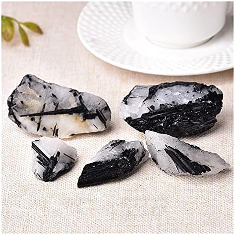 Binnanfang AC216 1pc природен црн турмалин кристал природен камен кварц суровини карпи минерални примероци енергија заздравување