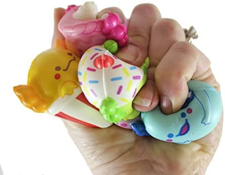 6 Mini 2 Храна Аксолот со бавно издигнување на весели играчки - Мемориска пена забава, фигури, награди, ОТ
