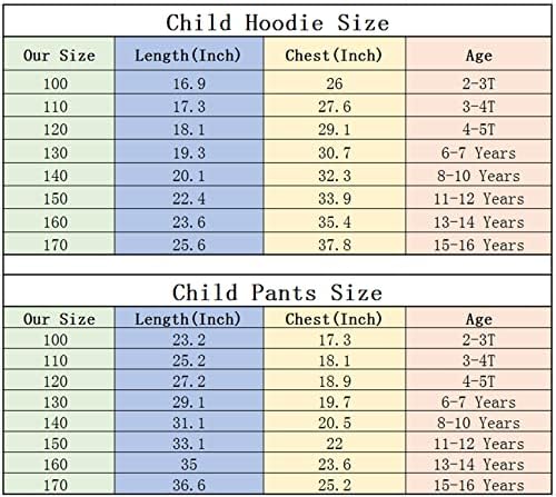 Ateecp Boy Mbappe Pullover Hoodie and Jogger Pants-PSG Hoodie Sweatshirt Kid Tracksuit Outfits сет