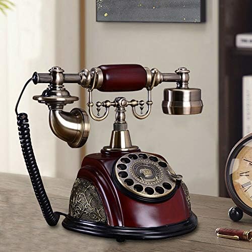 Ретро гроздобер антички стил ротационо биро за биро телефон Телефонски телефон дома дневна соба декор