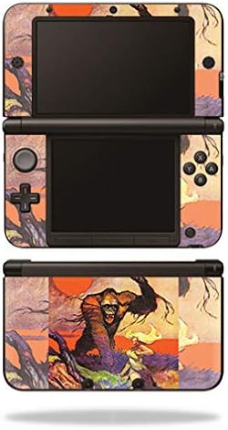 MOINYSKINS кожата компатибилна со Nintendo 3DS XL оригинал - гигантска горила | Заштитна, трајна и уникатна обвивка за винил