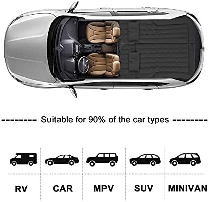 BYOMOSTOR 3 во 1 SUV Душек за воздух, душек за надувување за автомобил | SUV душек SUV со електричен воздушен пумпа-2 полнила за