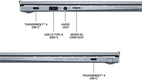 ASUS Chromebook Flip CX5, 14 TOUCHSCREEN FHD Дисплеј, Intel Core i7 - 1160g7 Процесор, 512gb PCIe SSD, 16GB RAM меморија, Гаражни USI Игла, ПОЗАДИНСКО