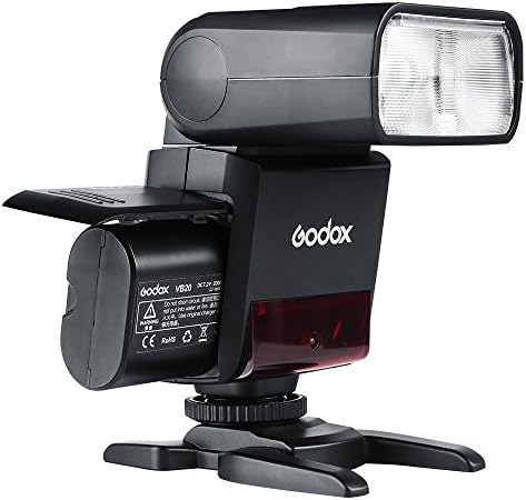 Годокс V350C 2.4 GN36 TTL 1/8000s Hss Камера Блиц, 500 Целосна Моќ Трепка, 0.1 до 1.7 s Време На Рециклирање, Вграден Приемник