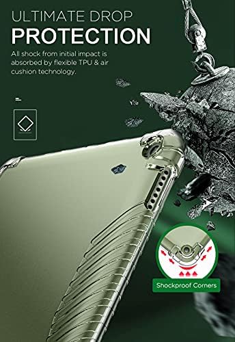 Moko Case + 3 Pack Anti Blue Screen Protector одговара на целиот нов поттикне Fire HD 10 & 10 Plus Tablet 10.1 - Чиста мека флексибилен
