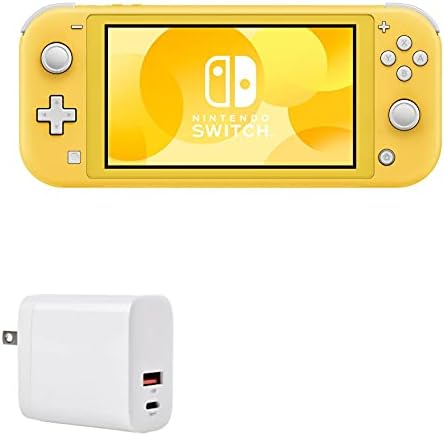Полнач за Nintendo Switch Lite - PD Gancharge Wall Wall Charger, 30W Tiny PD GAN Type -C и Type -A Wallиден полнач за Nintendo Switch