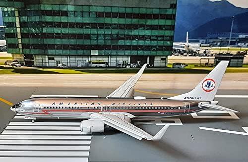 Beminijets for American Airlines за Boeing B737-800 N905NN Astrojet Flap Down 1/200 Diecast Aircraft Pre-Builded Model
