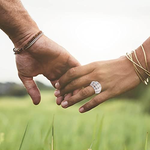2023 година Нова ангажман круг исечен женски свадбен бенд женски накит прстен на опал женски ринг разговор срцеви прстени