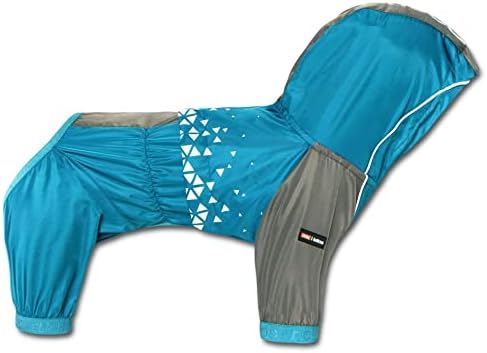 Комплетна Хелиос „Вортекс“ целосна телесна водоотпорна јакна за ветерници за ветерници, X-мали, сини