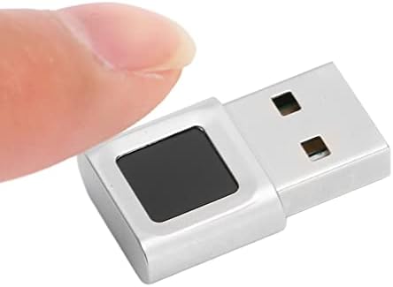 ZYYINI USB Читач На Отпечатоци За Победа 7 8 10, Легура На Цинк Здраво Скенер За Отпечатоци, До 10 Отпечатоци Од Прсти, Брзо Совпаѓање,