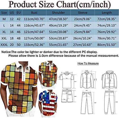 HDDK патент Поло голф кошули за мажи лето кратки ракави геометриски печати смешна графичка обична тениска врвна кошула за работа