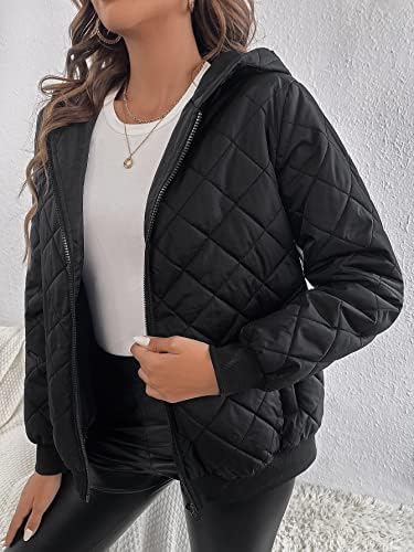 Едвол јакни за жени - zip up gilted quilted палто