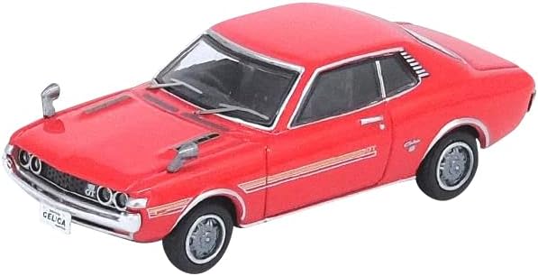 Celica 1600GT RHD Red со ленти 1/64 Diecast Model Car By Inno Models in64-1600GT-Red