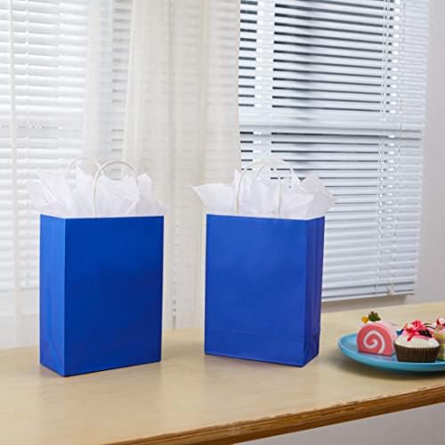 Suncolor 24 пакувајте мали забави за забави торби со добра торби за торби за подароци за роденденска забава со рачка
