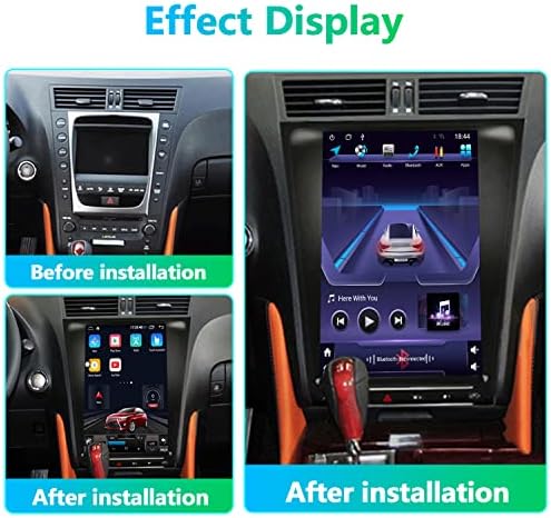 Автомобил Радио Стерео ГПС Навигација За Lexus GS300 GS350 GS400 2004-2011 Радио Android Auto CarPlay 12.8 Инчен Вертикален Екран