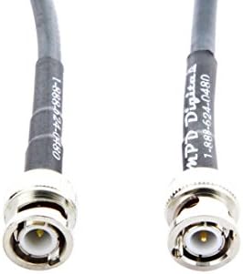 MPD Digital RG8X-BNC-Antenna-Cable-25ft RG-8x Milspec Mini-8 Coax со BNC машки до машки конектори на BNC на Jumpers RG8X, линии на антени
