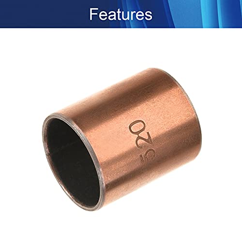 Aicosineg oilless Bushings Sneave Leave Leave Solid Friction Oilless Bushing 0,62in Bore x 0,7in OD x 0,78IN со должина со должина