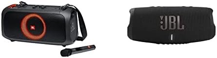 JBL PartyBox On -Go -Go моќен преносен звучник на Bluetooth Party со динамично светло шоу и полнење 5 - преносен Bluetooth звучник